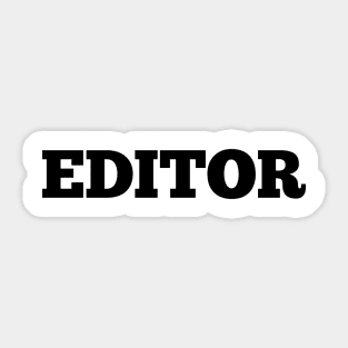 Editor Sticker